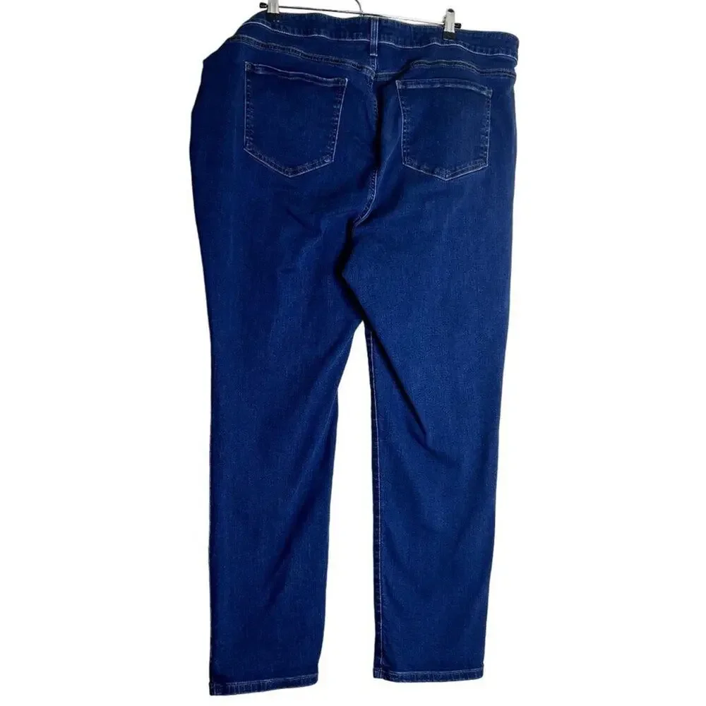 NYDJ Sheri Slim Quinn LiftTuck Technology Slimming Women 22W Plus Size Jean Blue